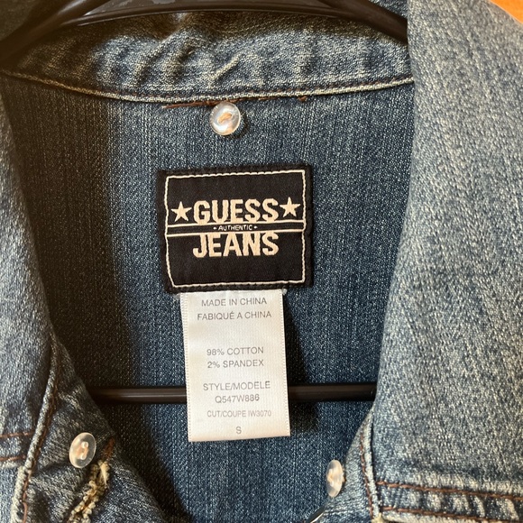 Guess Denim Jacket size small - Picture 2 of 5